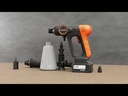 Porodo 4000mAh Portable Car Wash Machine Black/Orange
