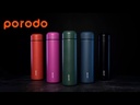 Smart Water Bottle with Temperature Indicator 500ml (Round Shape)