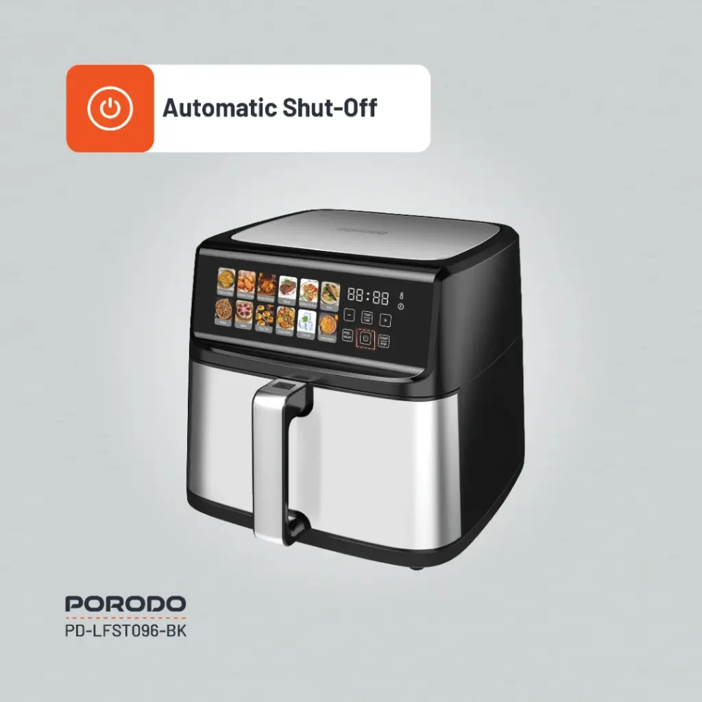 Porodo Lifestyle Large Capacity Air Fryer - Black