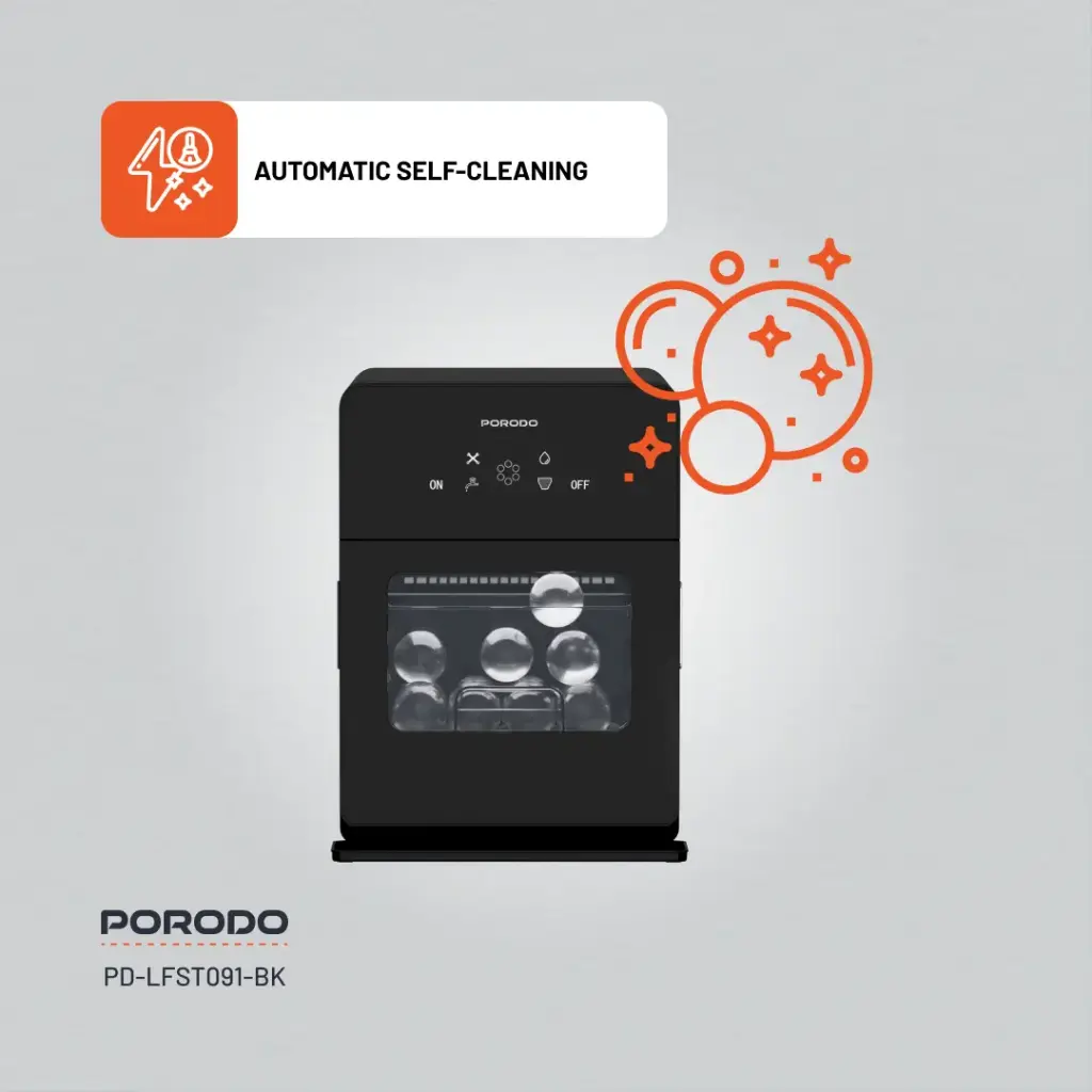 Porodo Lifestyle Sphere Ice Machine - Black