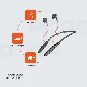 Porodo Soundtec Echo Flex Magnetic Buds Hall-Switch Technology - Black