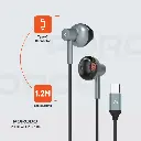 Porodo Soundtec Stereo Earphones - Black