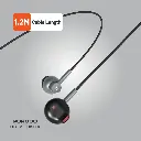 Porodo Soundtec Stereo Earphones - Black
