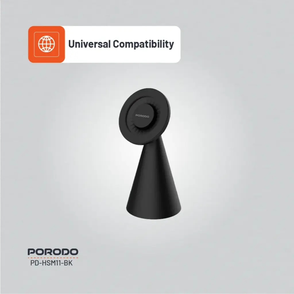 Porodo MagSafe Magnetic Desk Mount - Black