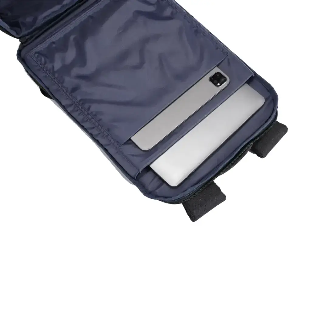 Porodo Lifestyle Water-Resistant PU Backpack - Black