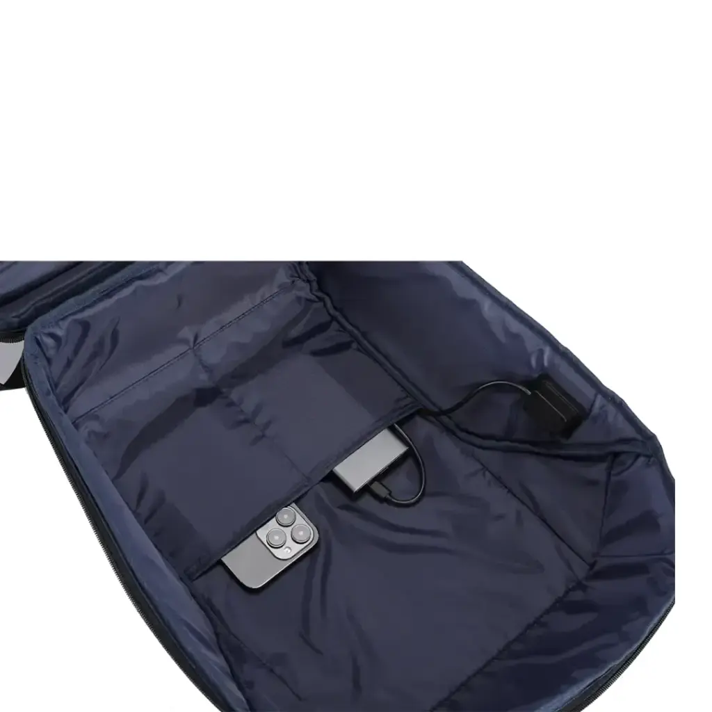 Porodo Lifestyle Water-Resistant PU Backpack - Black