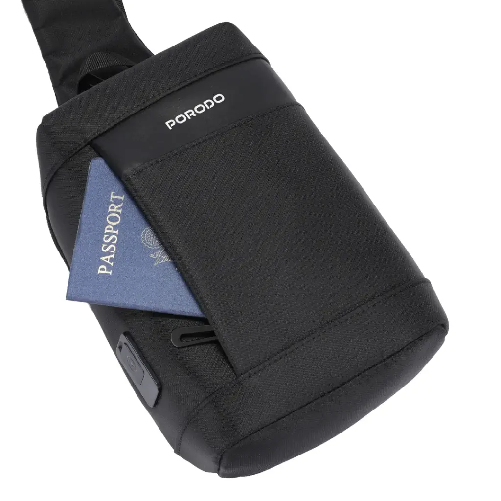 Porodo Crossbody Bag - Black
