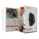 Porodo Vertical 4000 DPI Wireless Mouse - Black