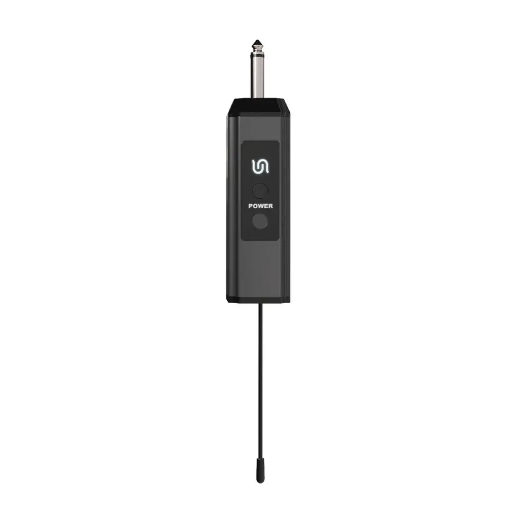 Porodo Soundtec Duo Mic Aluminum Rechargeable Wireless Microphone - Black