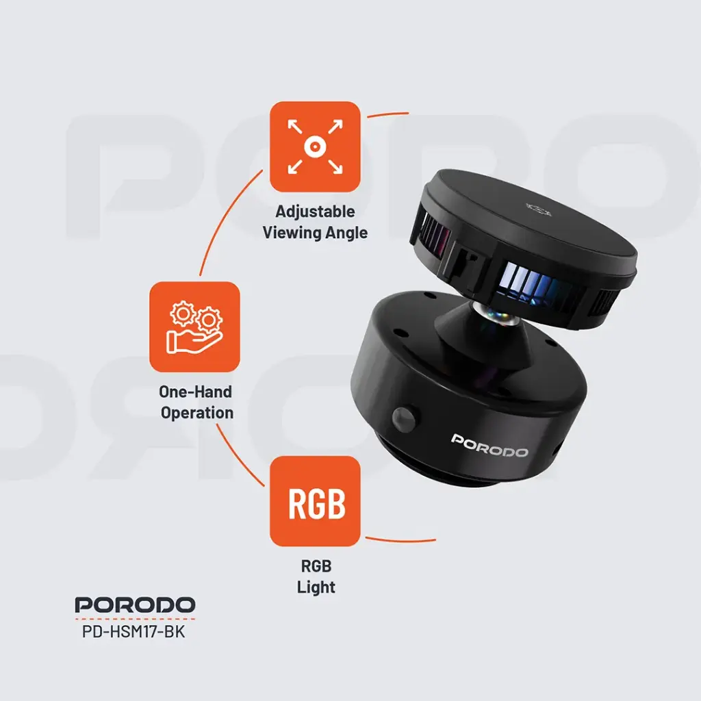 Porodo Vacuseal Magsafe Charging & Cooling - Black