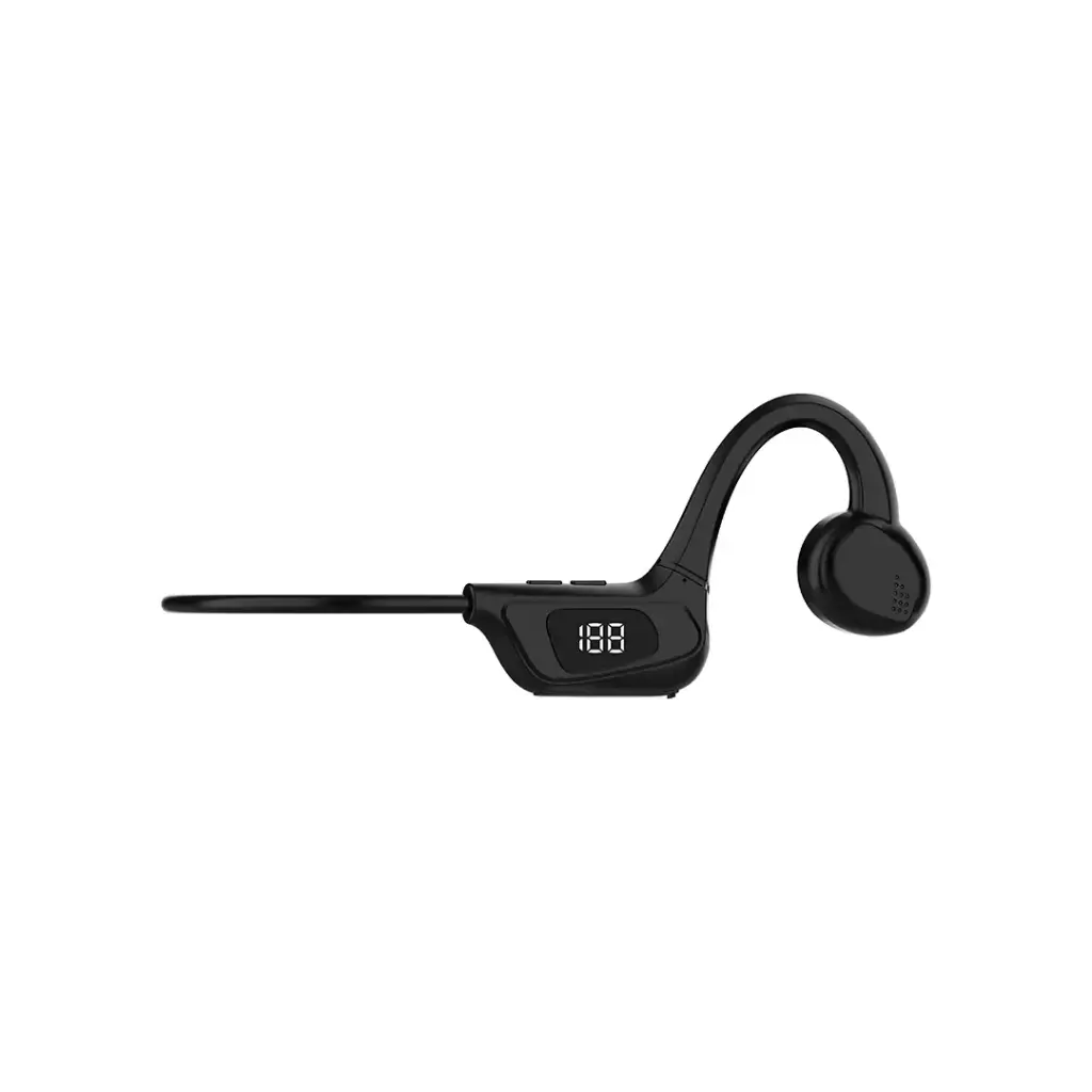Porodo Blue Bone Conduction Wireless Headset - Black