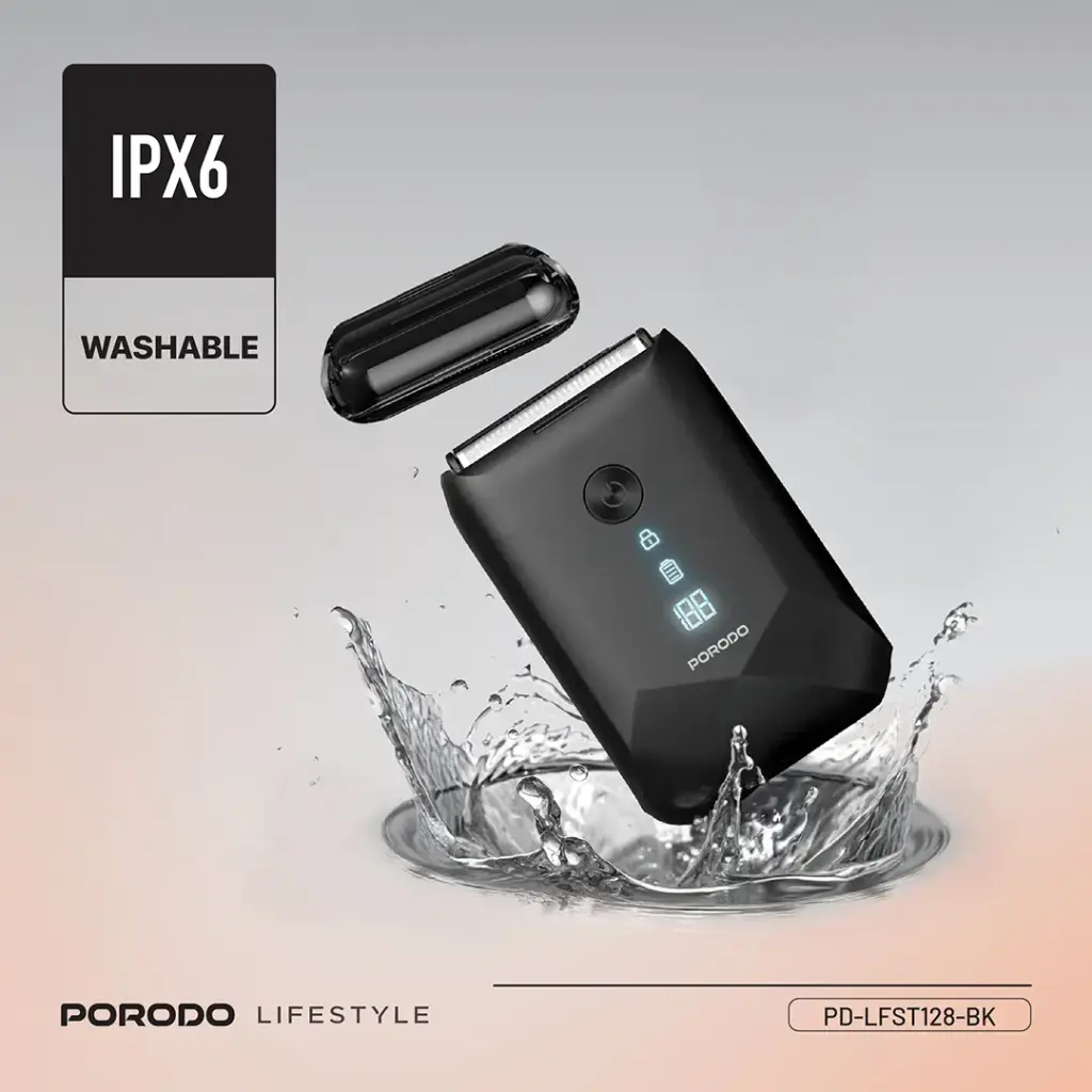 Porodo Lifestyle Dual-Blade Pocket Shaver - Black