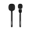 Porodo Two-Device Connect Handheld Lavalier Microphone - Black