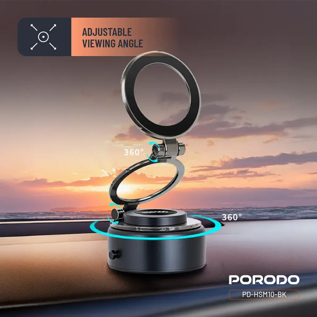 Porodo Vacuseal MagSafe Magnetic Mount - Black