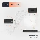 Porodo 8000mAh Folding 4-Device Charger - Black