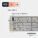 Porodo Crystal Shell Wireless Keyboard