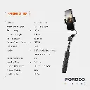 Porodo QuadBase Gimbal Stabilizer - Black