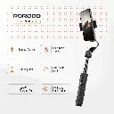 Porodo QuadBase Gimbal Stabilizer - Black