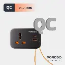 Porodo Universal Wall Sockets - Black