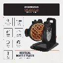 Porodo Lifestyle Vertical Waffle Maker - Black