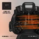 Porodo Lifestyle Vertical Waffle Maker - Black