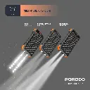 Porodo Power Bank 20000mAh 4-Panel Solar - Black