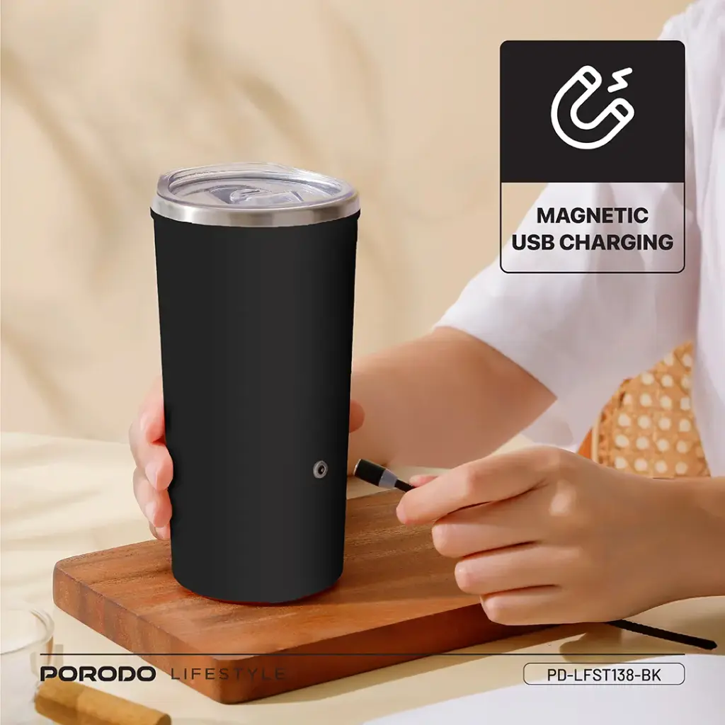 Porodo Lifestyle Auto-Stirring Insulated Mug