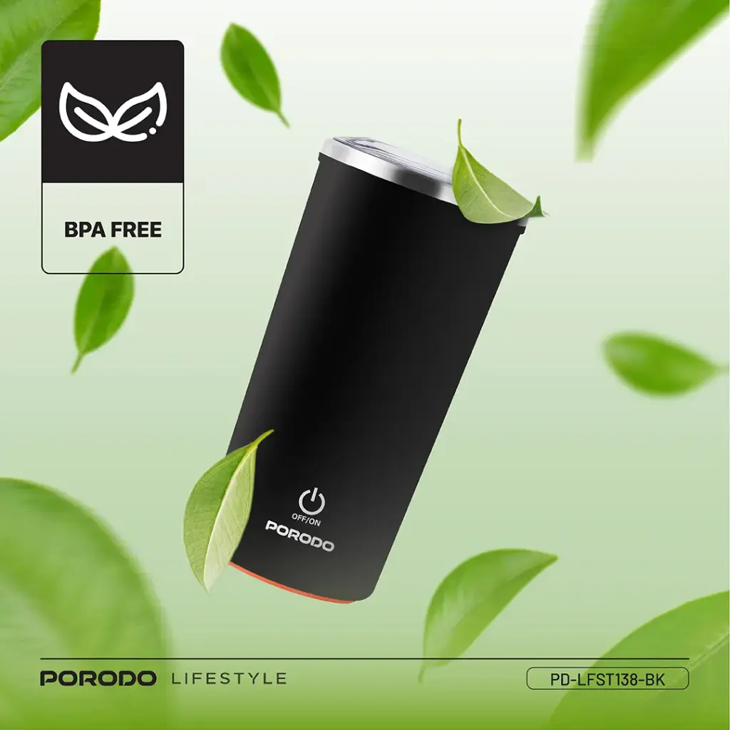 Porodo Lifestyle Auto-Stirring Insulated Mug