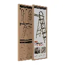 Porodo Lifestyle 5-Step Ladder & Clothes Rack - Champagne
