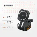 Porodo Pocket-Sized Folding Wireless Charger - Black