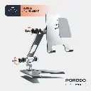 Porodo Aluminum Alloy Mobile Stand - Silver