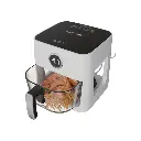 Porodo Lifestyle 5L Glass Pot Air Fryer - White
