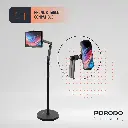 Porodo Phone & Tablet Floor Stand-Black
