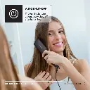 Porodo Lifestyle Electric Heated Hair Straightener Comb - Black