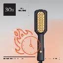 Porodo Lifestyle Electric Heated Hair Straightener Brush - Black