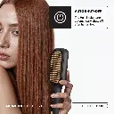 Porodo Lifestyle Electric Heated Hair Straightener Brush - Black