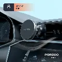 Porodo Magsafe Magnetic Air Vent & Dash Mount - Black