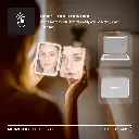Porodo Lifestyle 5000mAh Power Bank Magnifying Mirror - White/Rose Gold