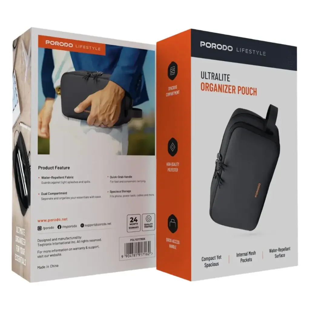 Porodo Lifestyle Ultralite Organizer Pouch