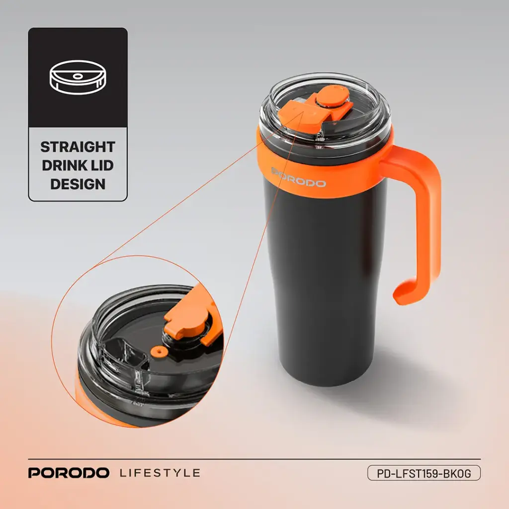 Porodo Lifestyle 6-Blade Portable Blender - Black/Orange