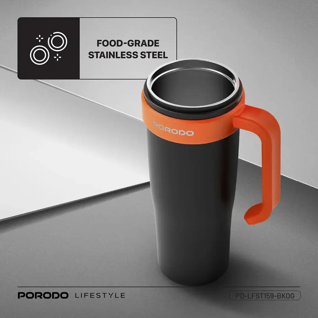 Porodo Lifestyle 6-Blade Portable Blender - Black/Orange