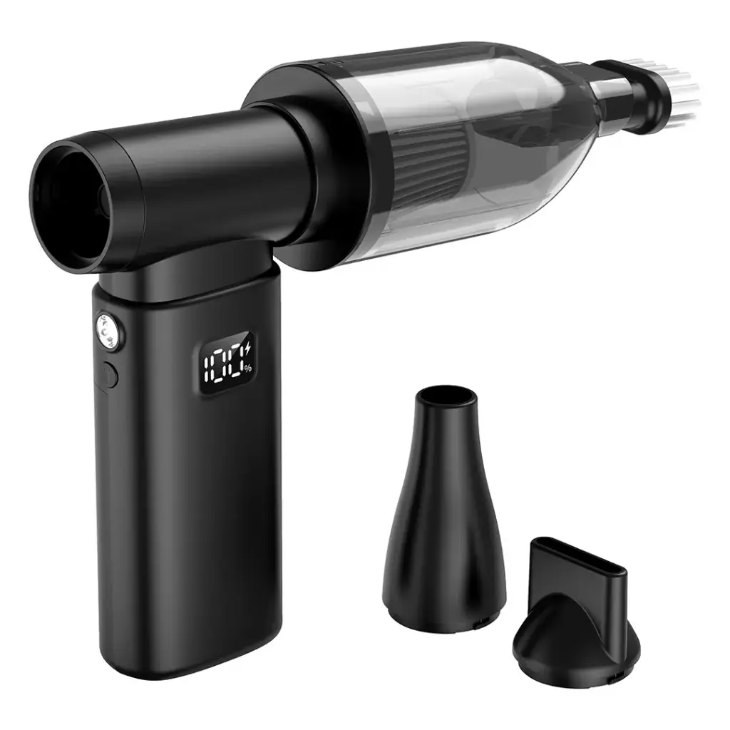 Porodo Lifestyle 2-in-1 Handheld Vacuum & Air Duster - Black