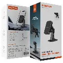 Porodo Dual Mount Magnetic Phone Holder - Black