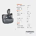 Porodo Wireless Lavalier Microphones Type-C - Black