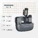 Porodo Wireless Lavalier Microphones Type-C - Black