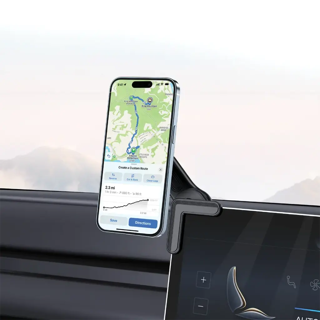 Porodo Magnetic Screen Mount - Black