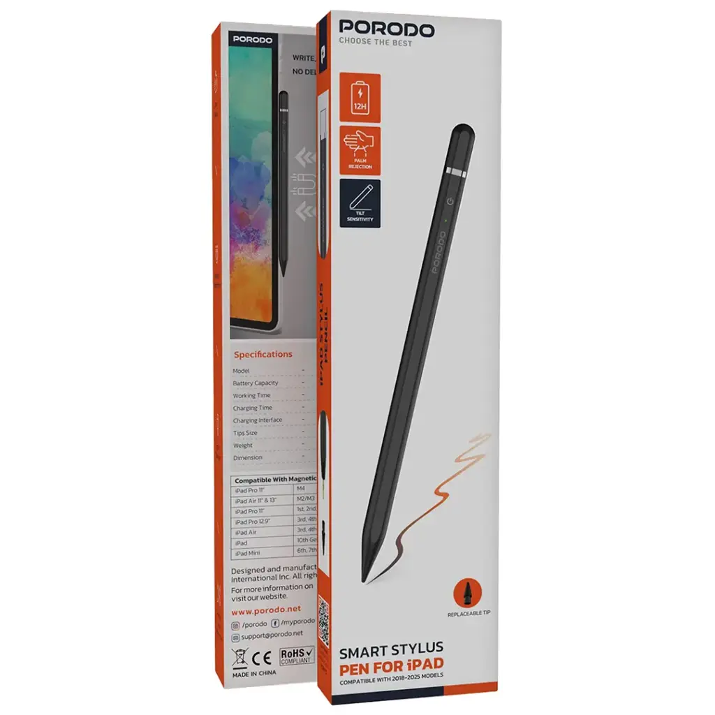 Porodo Smart Stylus Pen for iPad