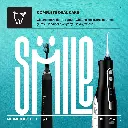 Porodo Lifestyle Ultimate Oral Care Duo Electric Toothbrush & Water Flosser Combo - Black
