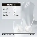 Porodo Lifestyle AirFlex Bladeless Neck Fan - White
