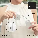 Porodo Lifestyle AirFlex Bladeless Neck Fan - White